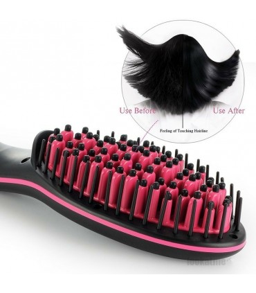 Професионална електрическа четка за разресване и изправяне на коса Straight Artifact с 3D керамични зъбци