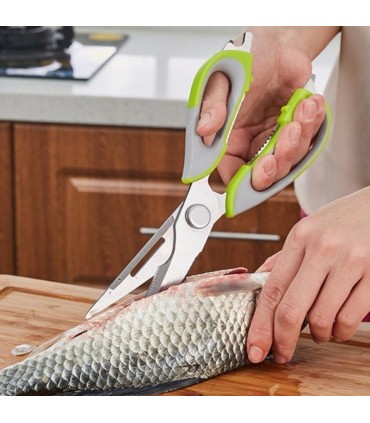 Мултифункционална домакинска ножица 7 в 1 и магнитна стойка