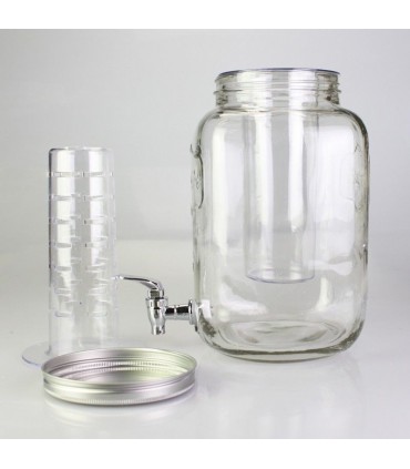 Буркан за напитки, диспенсър с кранче - 4 л. без инфузер и 5 литра с инфузер