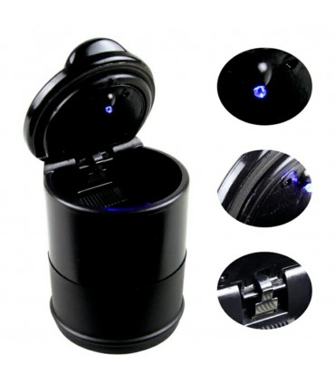 ПЕПЕЛНИК ЗА КОЛА С ЛЕД ЛАМПА