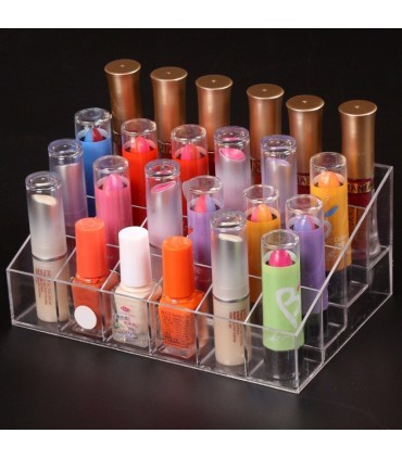 ОРГАНАЙЗЕР ЗА 24 ЧЕРВИЛА LIPSTICK SHELF