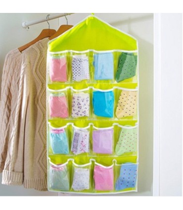 ВИСЯЩ ОРГАНАЙЗЕР ЗА ЧОРАПИ И БЕЛЬО 16 ДЖОБА