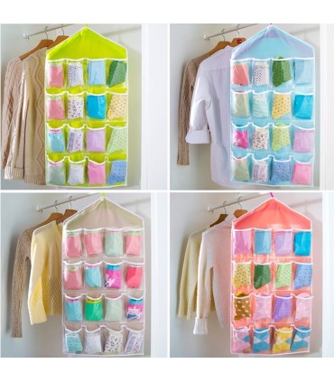 ВИСЯЩ ОРГАНАЙЗЕР ЗА ЧОРАПИ И БЕЛЬО 16 ДЖОБА