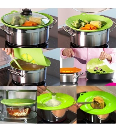 Универсален капак за тенджери против кипване