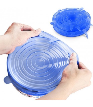 Комплект от 6 бр. силиконови капаци за съхранение