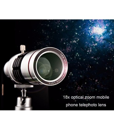 Мобилен телеобектив комплект със статив за Мобилен телефон18X zoom