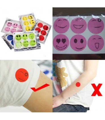 ЛЕПЕНКИ ПРОТИВ КОМАРИ ЦИТРОНЕЛА Х 6БР