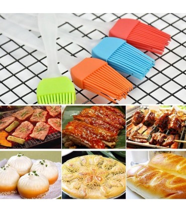 Кухненски комплект силиконова шпатула и четка