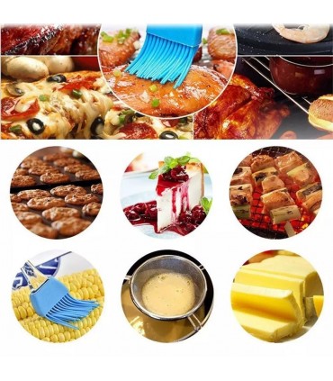 Кухненски комплект силиконова шпатула и четка