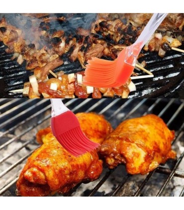 Кухненски комплект силиконова шпатула и четка