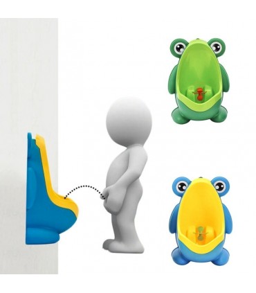 Детски писоар за стена във формата на жабка