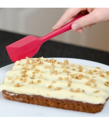 Комплект от 5 бр. кухненски прибори от устойчив силикон, червени