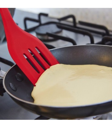 Комплект от 5 бр. кухненски прибори от устойчив силикон, червени