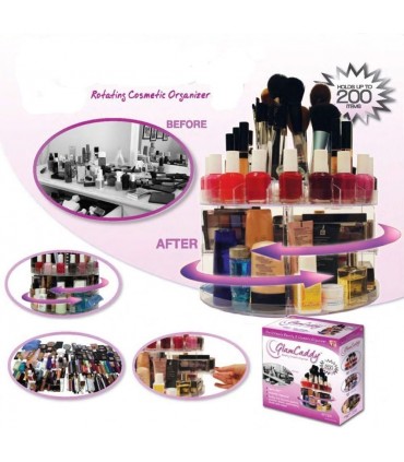 Органайзер за гримове Glam Caddy с въртящ механизъм