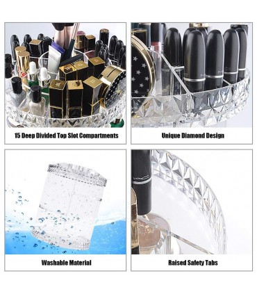 Органайзер за гримове Glam Caddy с въртящ механизъм