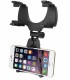 Универсална поставка за мобилен телефон За огледало за обратно виждане, Черен