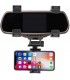 Универсална поставка за мобилен телефон За огледало за обратно виждане, Черен