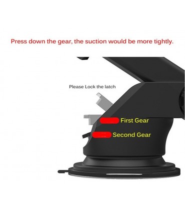 Универсална поставка за смартфони за кола с вакуум