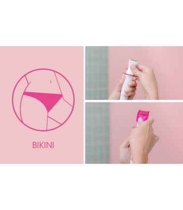 Тример за тяло и лице с различни приставки Sweet Sensitive Precision за жени