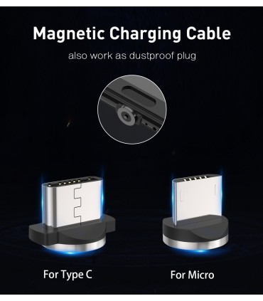 Магнитно USB зарядно устройство за телефони