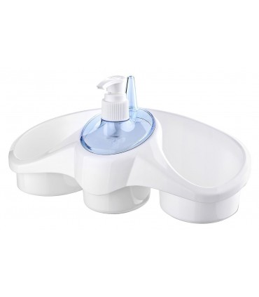 Органайзер за мивка с дозатор за препарат за съдове