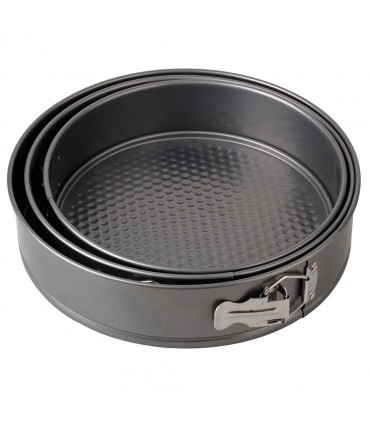 Незалепващи форми за печене с падащо дъно - 3 бр. в комплект