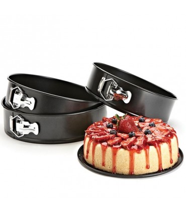 Незалепващи форми за печене с падащо дъно - 3 бр. в комплект