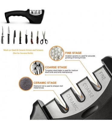 Комбинирано тройно точило за ножове