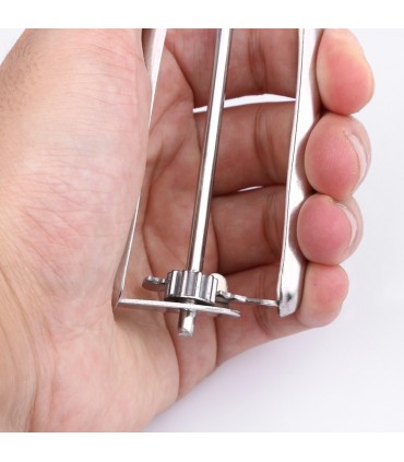 Лъжица за сладолед - метална - с механизъм