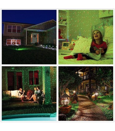 Star Shower лазер прожектор за коледна украса - играещи светлини