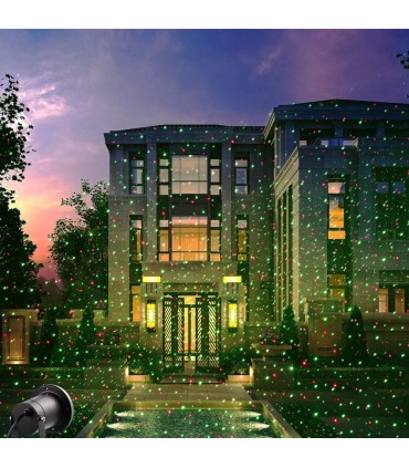 Star Shower лазер прожектор за коледна украса - играещи светлини