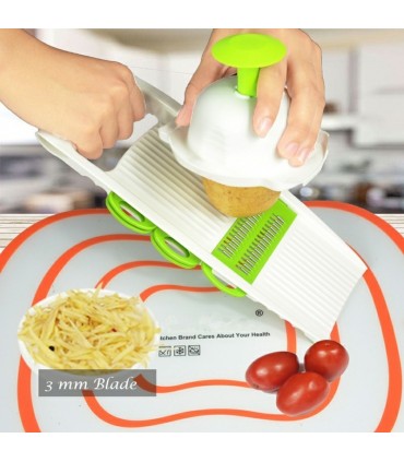 Кухненско ренде за зеленчуци с 5 приставки и държач