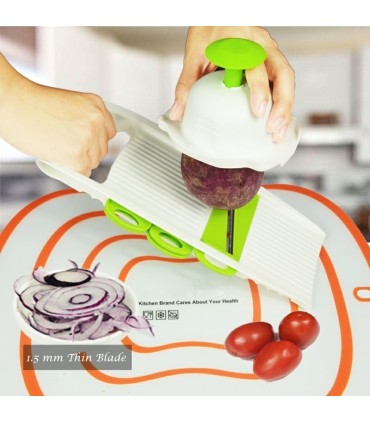 Кухненско ренде за зеленчуци с 5 приставки и държач