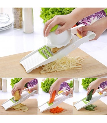 Кухненско ренде за зеленчуци с 5 приставки и държач