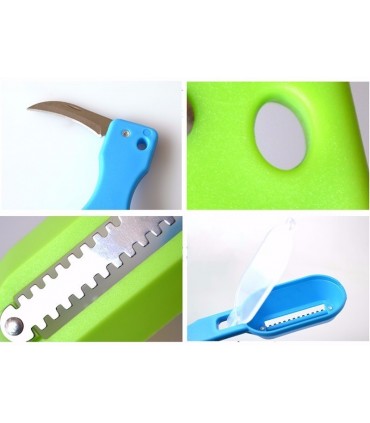 КОМБИНИРАН ПРИБОР ЗА ЧИСТЕНЕ НА РИБА