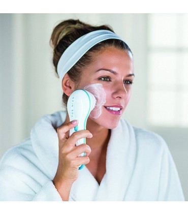 Четка за почистване и масажиране на кожата на лицето Spin Spa Facial Brush, На батерии