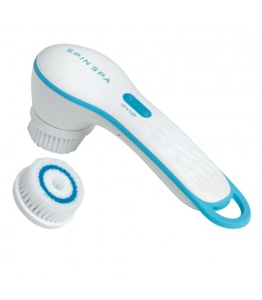 Четка за почистване и масажиране на кожата на лицето Spin Spa Facial Brush, На батерии