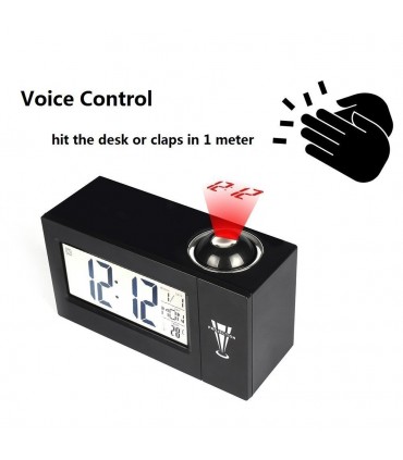 Часовник с проектор за стена или таван (Метеочасовник)