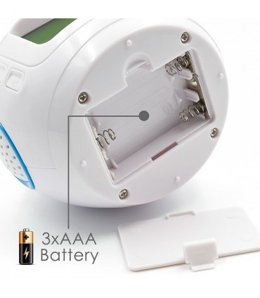 Детски настолен музикален часовник с прожектор за звезди