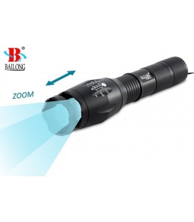 LED фенер BL-1831 с мек спусък за лов и акумулаторна батерия T6 CREE