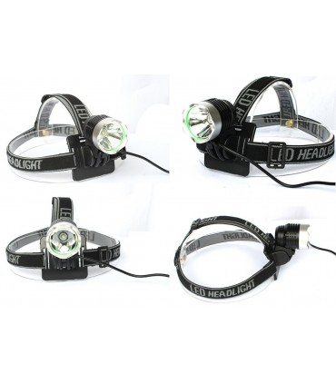 2 в 1 Фар за велосипед и челник XM-L Т6 1200 лумена