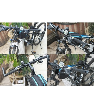 2 в 1 Фар за велосипед и челник XM-L Т6 1200 лумена