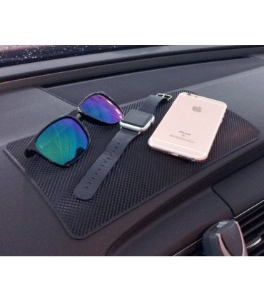 Нанопад подложка самозалепваща за кола, черна