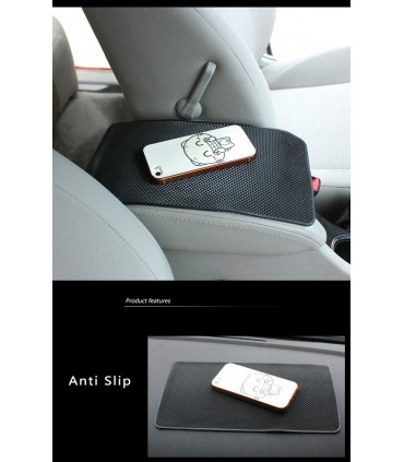 Нанопад подложка самозалепваща за кола, черна