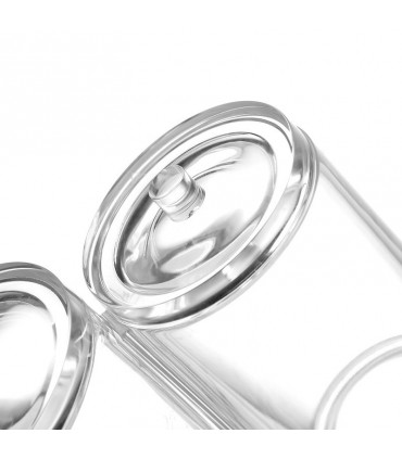 ПРОЗРАЧЕН ОРГАНАЙЗЕР ЗА КЛЕЧКИ ЗА УШИ И ПАМУЧНИ ТАМПОНИ