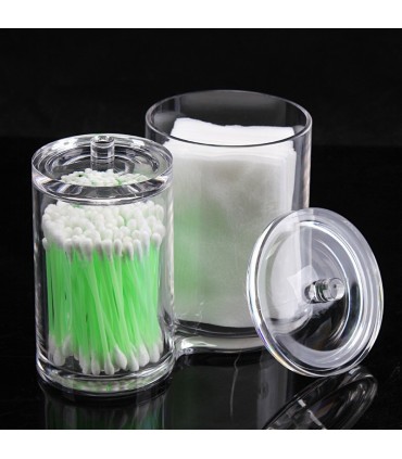 ПРОЗРАЧЕН ОРГАНАЙЗЕР ЗА КЛЕЧКИ ЗА УШИ И ПАМУЧНИ ТАМПОНИ