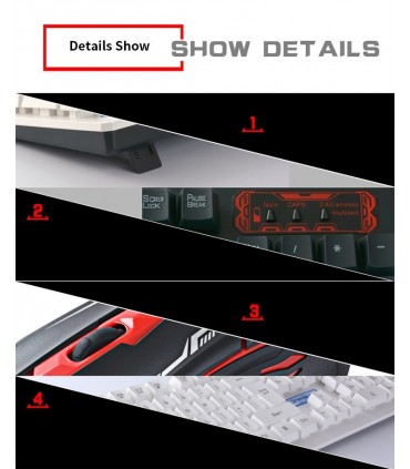 Геймърски комплект безжична клавиатура + безжична мишка HK6500