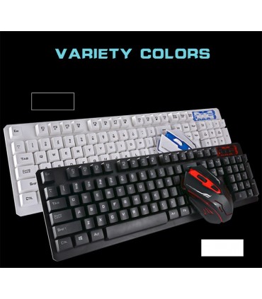 Геймърски комплект безжична клавиатура + безжична мишка HK6500