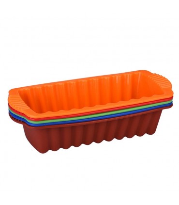 Правоъгълна силиконова форма за печене на кекс или хляб