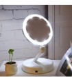 СГЪВАЕМО КОЗМЕТИЧНО ОГЛЕДАЛО С LED ОСВЕТЛЕНИЕ И МАЛЪК ОРГАНАЙЗЕР